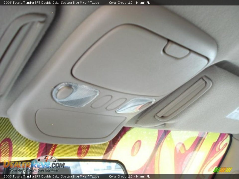 2006 Toyota Tundra SR5 Double Cab Spectra Blue Mica / Taupe Photo #15