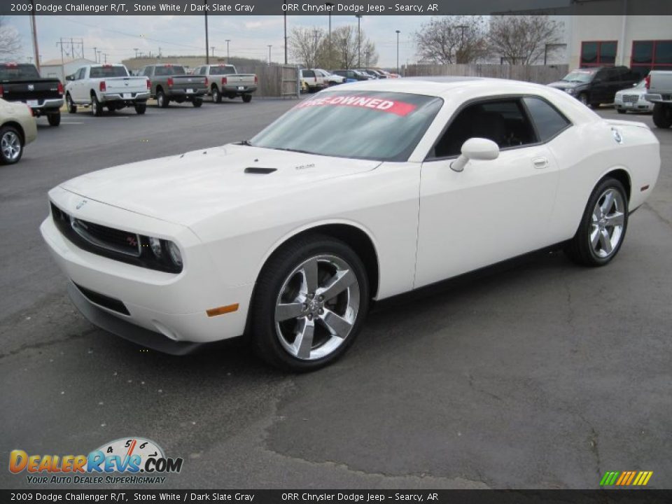 2009 Dodge Challenger R/T Stone White / Dark Slate Gray Photo #1