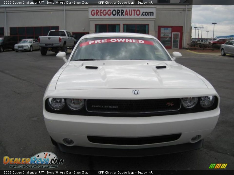 2009 Dodge Challenger R/T Stone White / Dark Slate Gray Photo #2