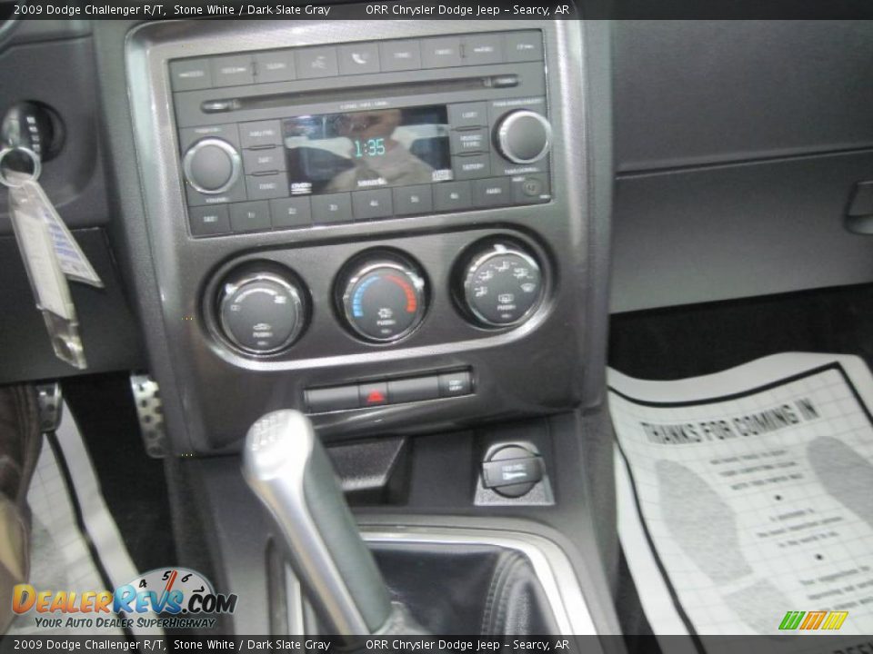 2009 Dodge Challenger R/T Stone White / Dark Slate Gray Photo #6