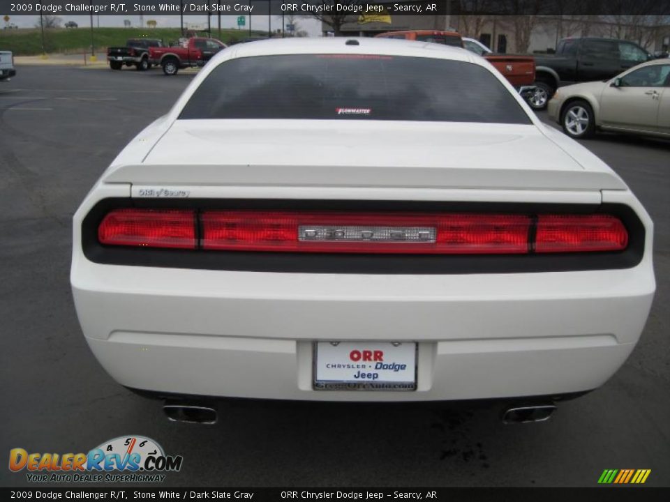 2009 Dodge Challenger R/T Stone White / Dark Slate Gray Photo #13
