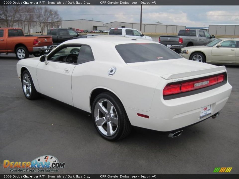 2009 Dodge Challenger R/T Stone White / Dark Slate Gray Photo #14