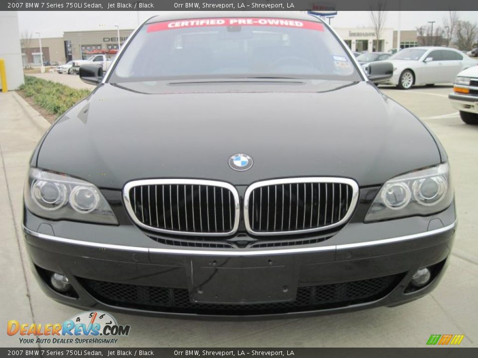 2007 BMW 7 Series 750Li Sedan Jet Black / Black Photo #5