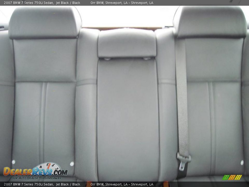 2007 BMW 7 Series 750Li Sedan Jet Black / Black Photo #8