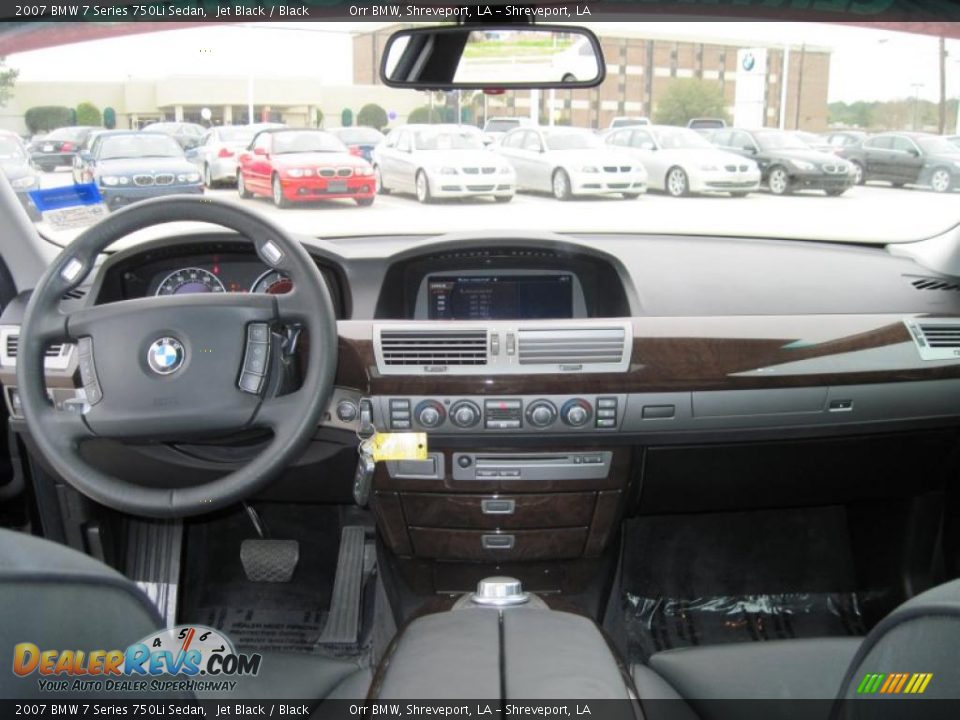 2007 BMW 7 Series 750Li Sedan Jet Black / Black Photo #11