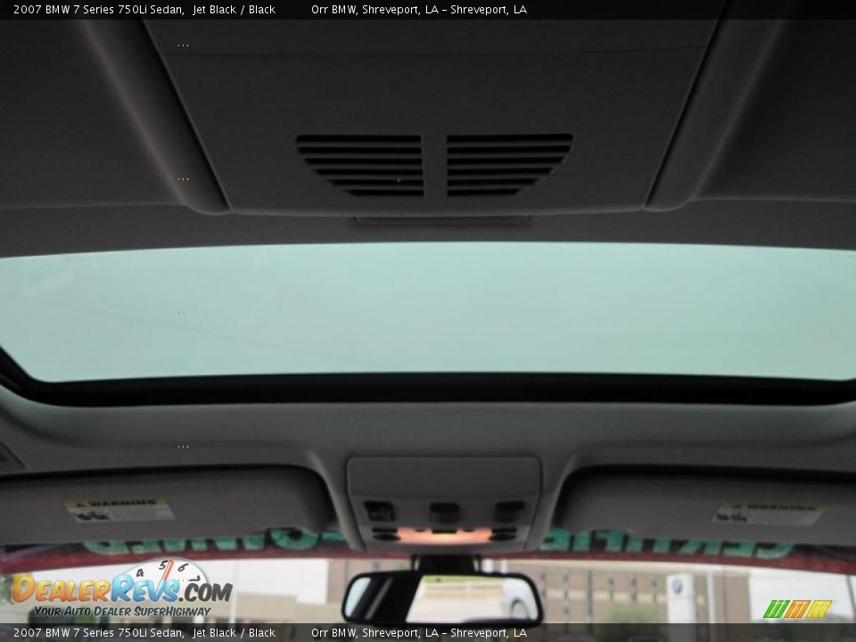 2007 BMW 7 Series 750Li Sedan Jet Black / Black Photo #12
