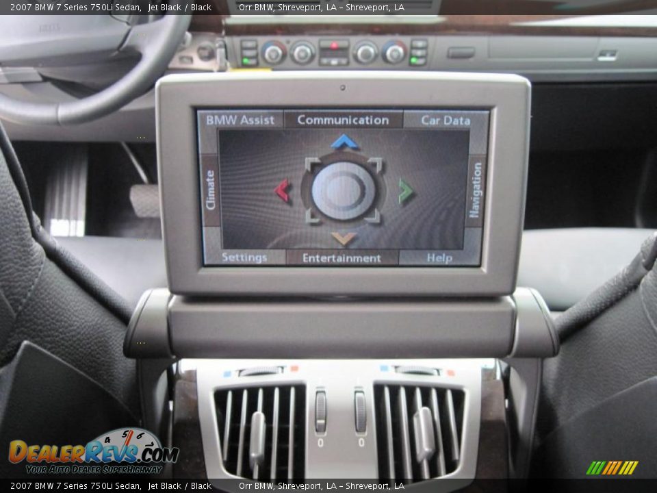 2007 BMW 7 Series 750Li Sedan Jet Black / Black Photo #13