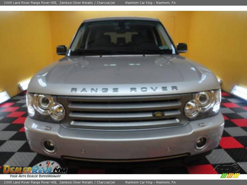 2006 Land Rover Range Rover HSE Zambezi Silver Metallic / Charcoal/Jet Photo #2