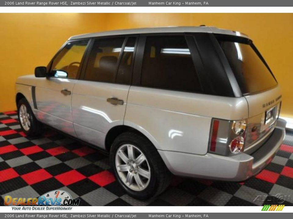 2006 Land Rover Range Rover HSE Zambezi Silver Metallic / Charcoal/Jet Photo #4