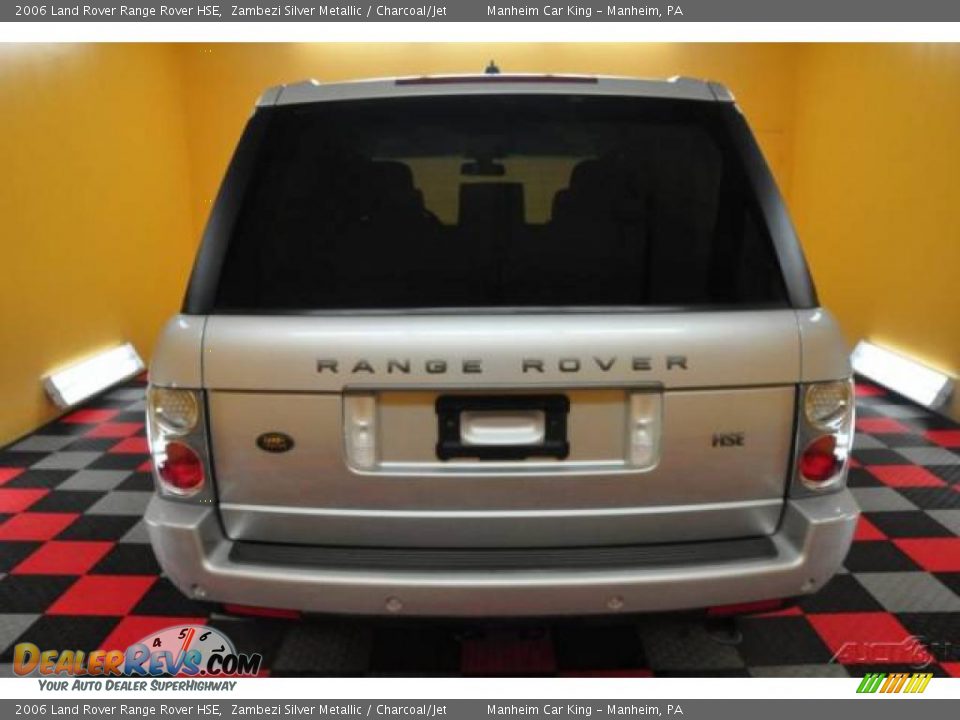2006 Land Rover Range Rover HSE Zambezi Silver Metallic / Charcoal/Jet Photo #5