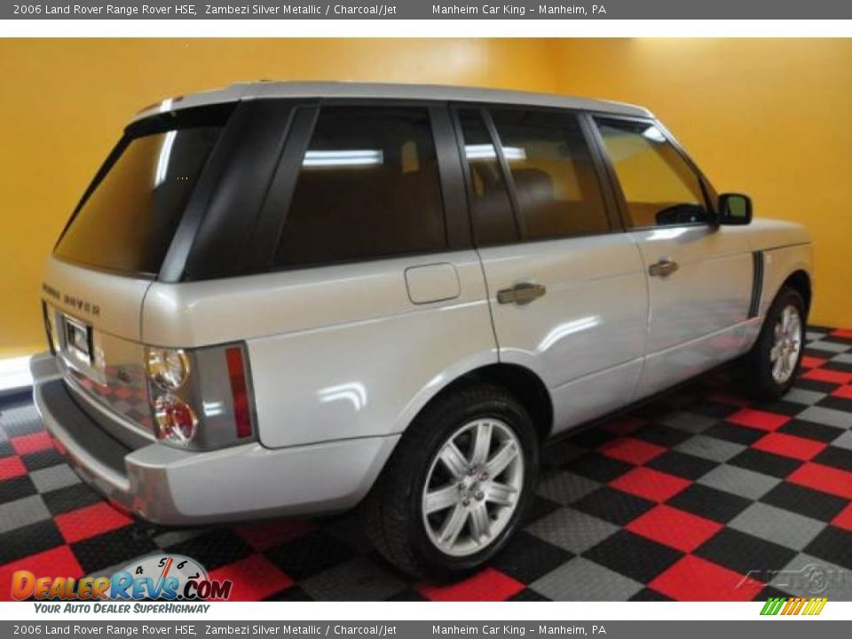 2006 Land Rover Range Rover HSE Zambezi Silver Metallic / Charcoal/Jet Photo #6