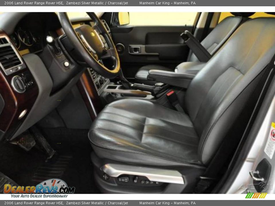 2006 Land Rover Range Rover HSE Zambezi Silver Metallic / Charcoal/Jet Photo #12