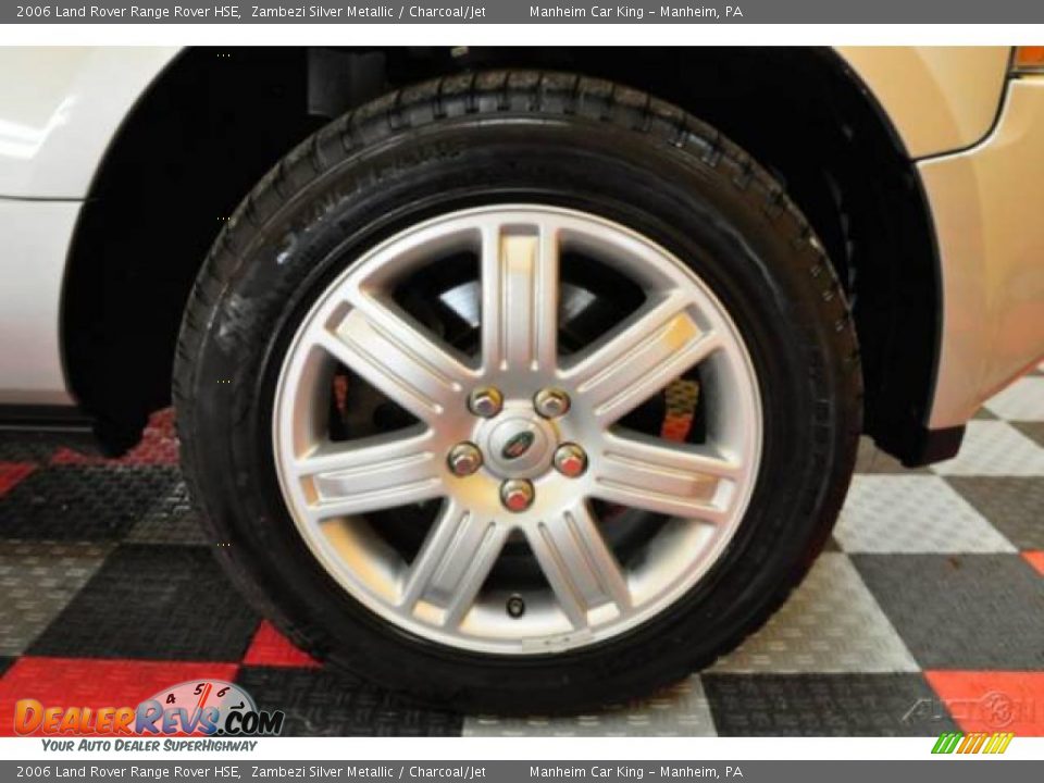 2006 Land Rover Range Rover HSE Zambezi Silver Metallic / Charcoal/Jet Photo #18