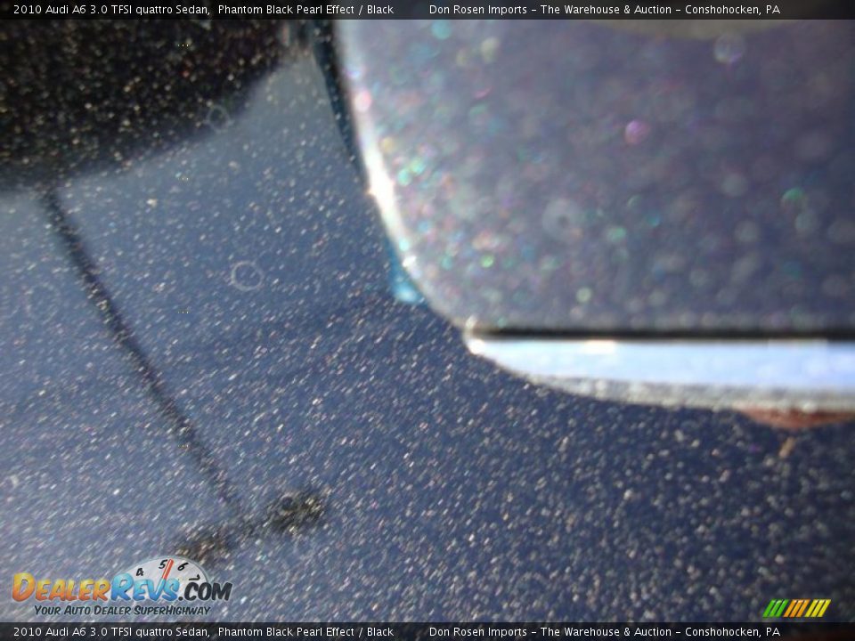 2010 Audi A6 3.0 TFSI quattro Sedan Phantom Black Pearl Effect / Black Photo #15
