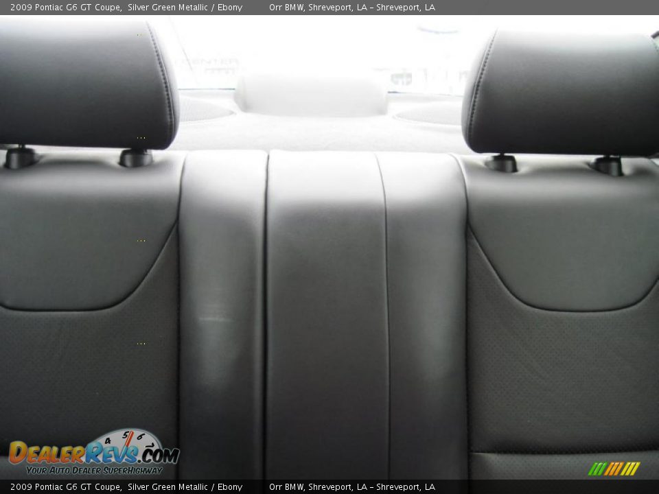 2009 Pontiac G6 GT Coupe Silver Green Metallic / Ebony Photo #8