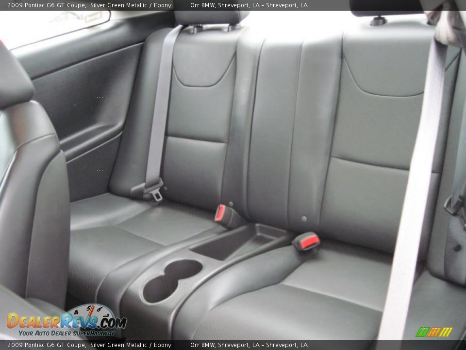 2009 Pontiac G6 GT Coupe Silver Green Metallic / Ebony Photo #10