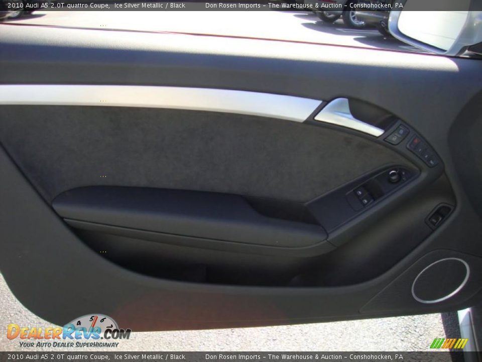 2010 Audi A5 2.0T quattro Coupe Ice Silver Metallic / Black Photo #13