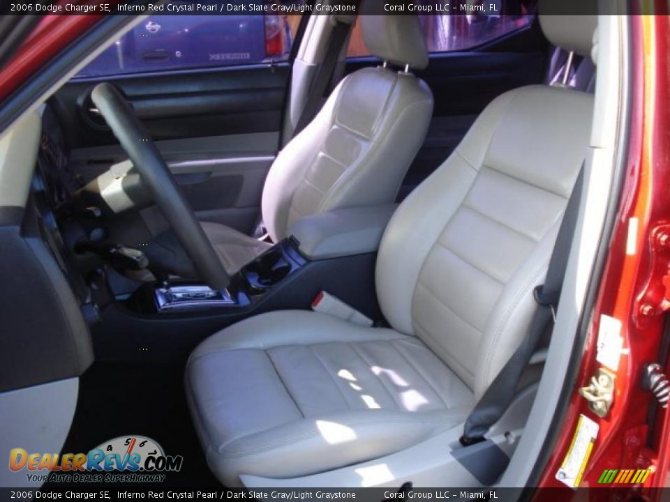 2006 Dodge Charger SE Inferno Red Crystal Pearl / Dark Slate Gray/Light Graystone Photo #9