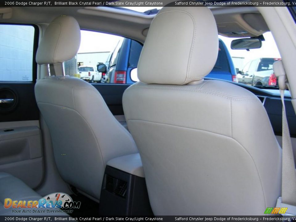 2006 Dodge Charger R/T Brilliant Black Crystal Pearl / Dark Slate Gray/Light Graystone Photo #22