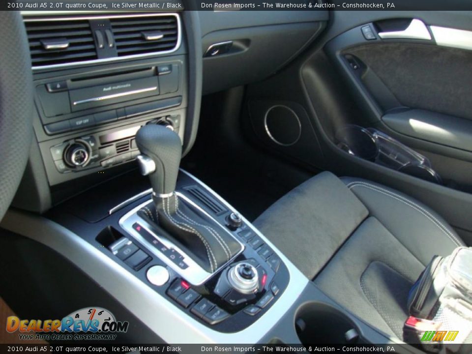 2010 Audi A5 2.0T quattro Coupe Ice Silver Metallic / Black Photo #29
