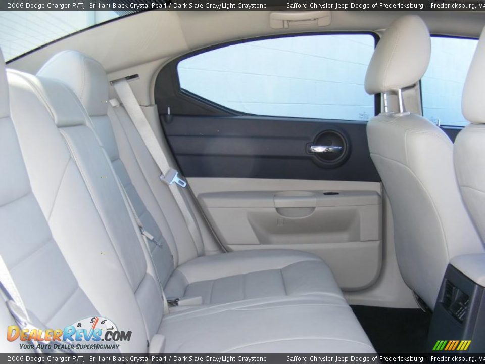 2006 Dodge Charger R/T Brilliant Black Crystal Pearl / Dark Slate Gray/Light Graystone Photo #23