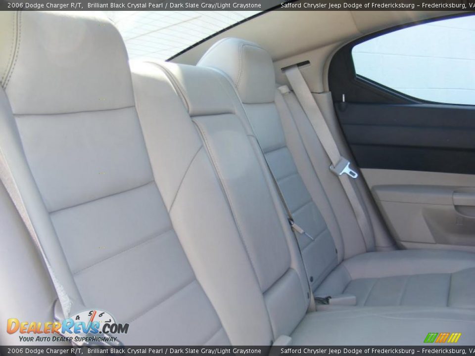 2006 Dodge Charger R/T Brilliant Black Crystal Pearl / Dark Slate Gray/Light Graystone Photo #24