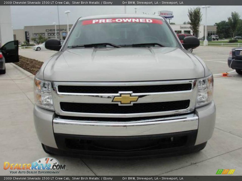 2009 Chevrolet Silverado 1500 LT Crew Cab Silver Birch Metallic / Ebony Photo #2