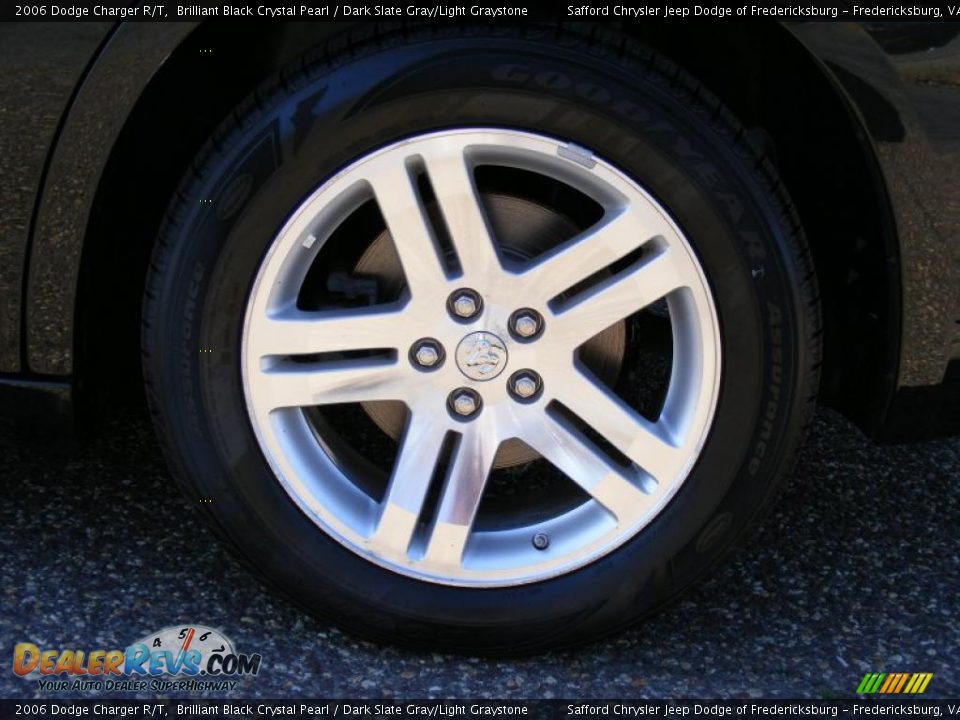 2006 Dodge Charger R/T Brilliant Black Crystal Pearl / Dark Slate Gray/Light Graystone Photo #34