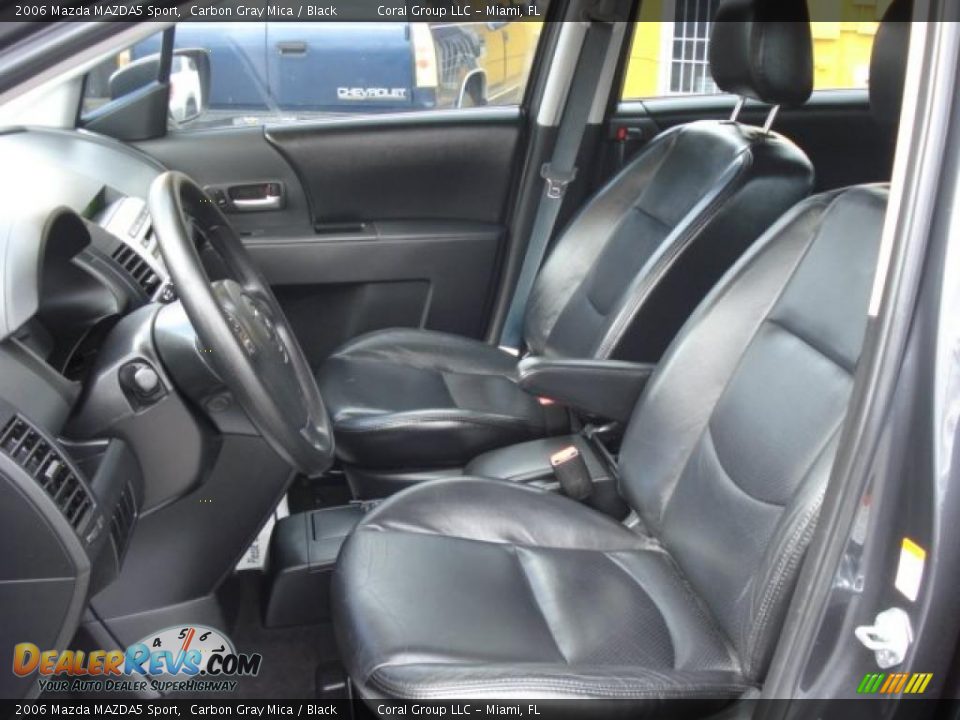 2006 Mazda MAZDA5 Sport Carbon Gray Mica / Black Photo #9