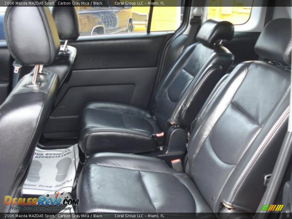 2006 Mazda MAZDA5 Sport Carbon Gray Mica / Black Photo #10
