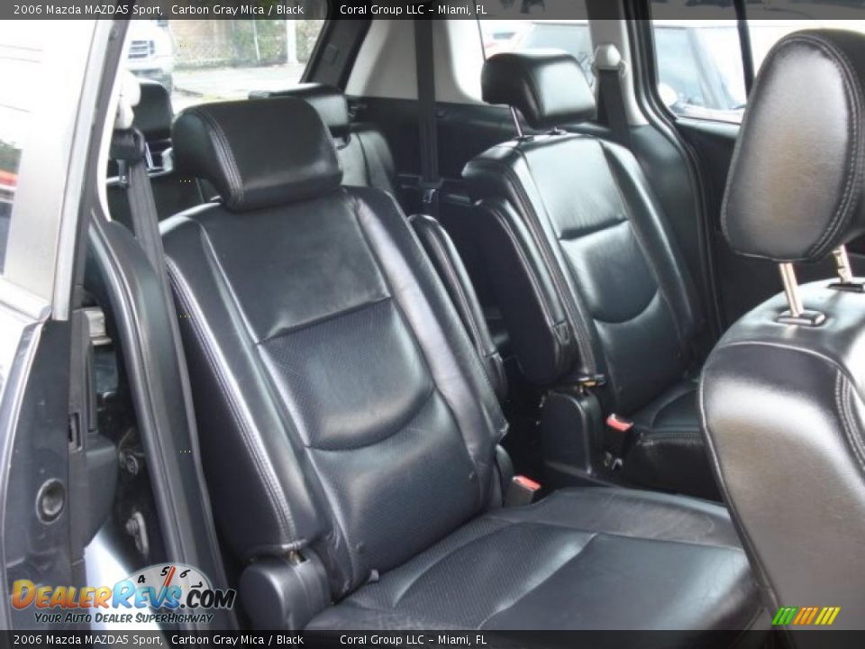 2006 Mazda MAZDA5 Sport Carbon Gray Mica / Black Photo #11