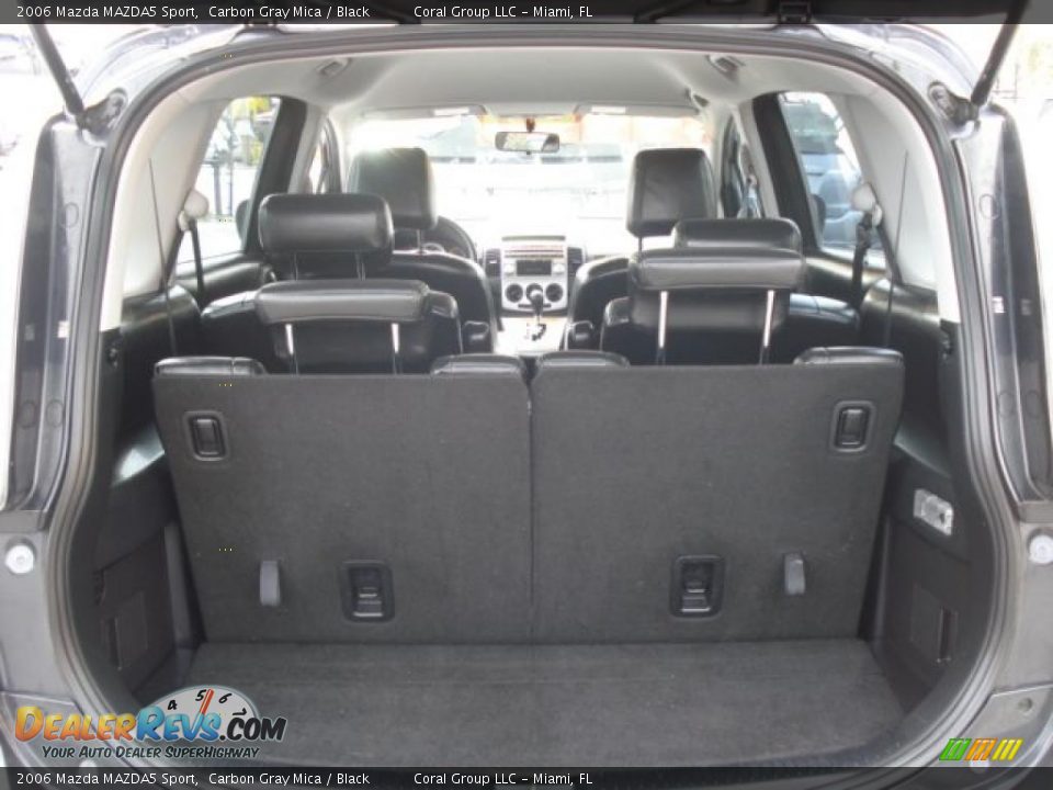 2006 Mazda MAZDA5 Sport Carbon Gray Mica / Black Photo #13
