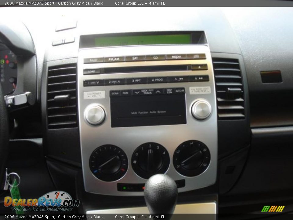 2006 Mazda MAZDA5 Sport Carbon Gray Mica / Black Photo #15