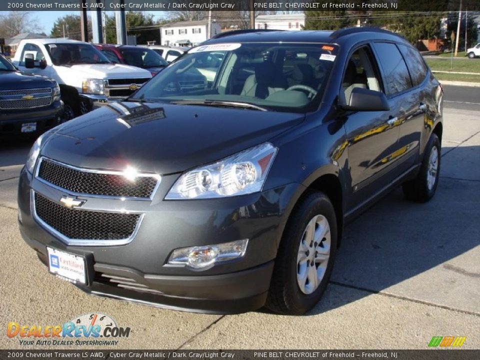 2009 Chevrolet Traverse LS AWD Cyber Gray Metallic / Dark Gray/Light Gray Photo #1
