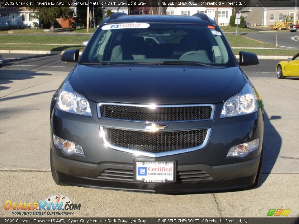 2009 Chevrolet Traverse LS AWD Cyber Gray Metallic / Dark Gray/Light Gray Photo #2