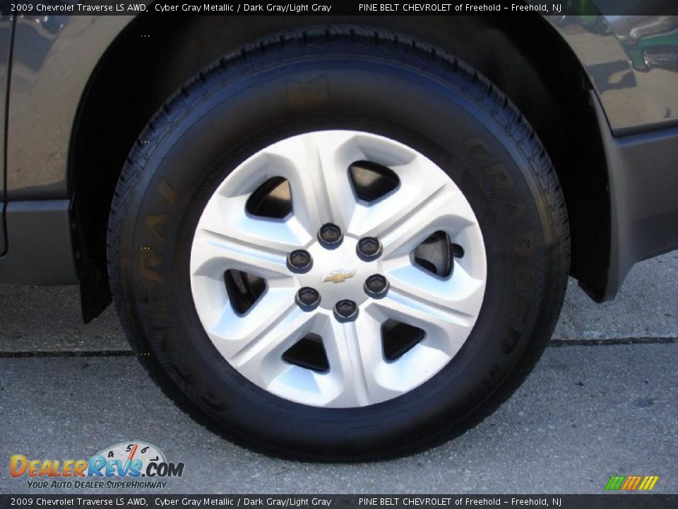 2009 Chevrolet Traverse LS AWD Cyber Gray Metallic / Dark Gray/Light Gray Photo #8