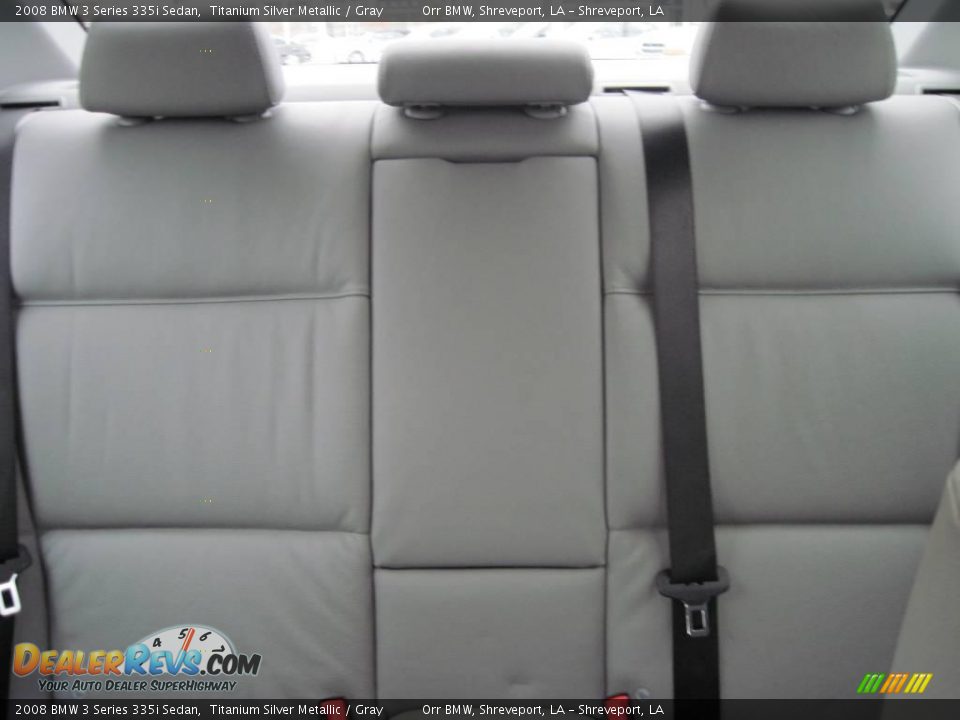 2008 BMW 3 Series 335i Sedan Titanium Silver Metallic / Gray Photo #8