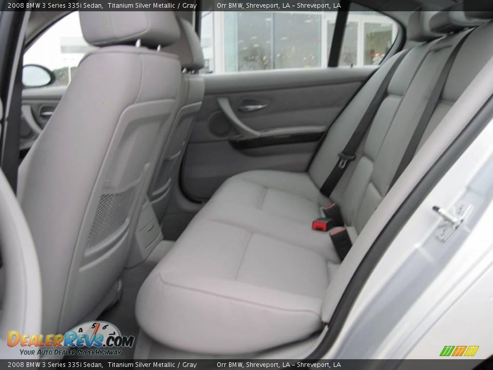 2008 BMW 3 Series 335i Sedan Titanium Silver Metallic / Gray Photo #10