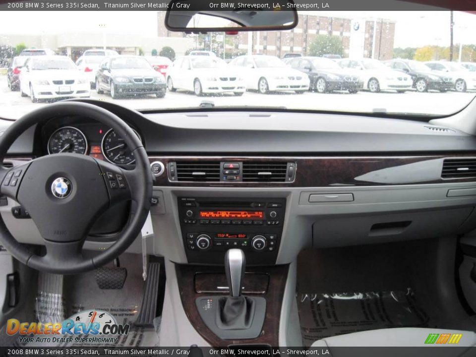 2008 BMW 3 Series 335i Sedan Titanium Silver Metallic / Gray Photo #11
