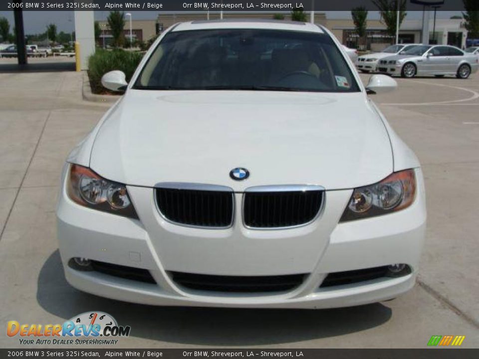 2006 BMW 3 Series 325i Sedan Alpine White / Beige Photo #2