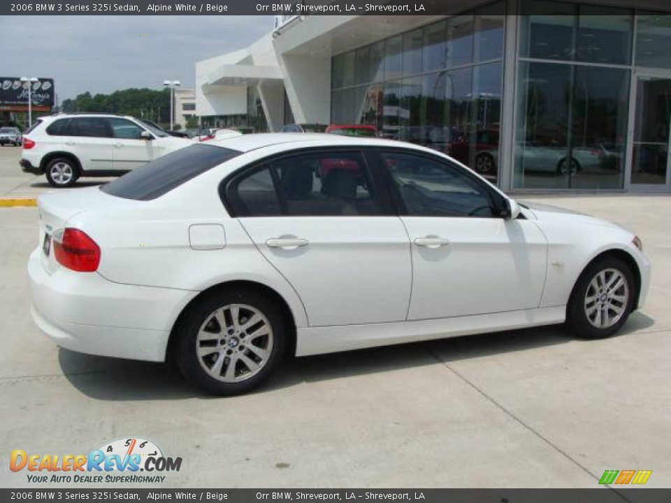 2006 BMW 3 Series 325i Sedan Alpine White / Beige Photo #3