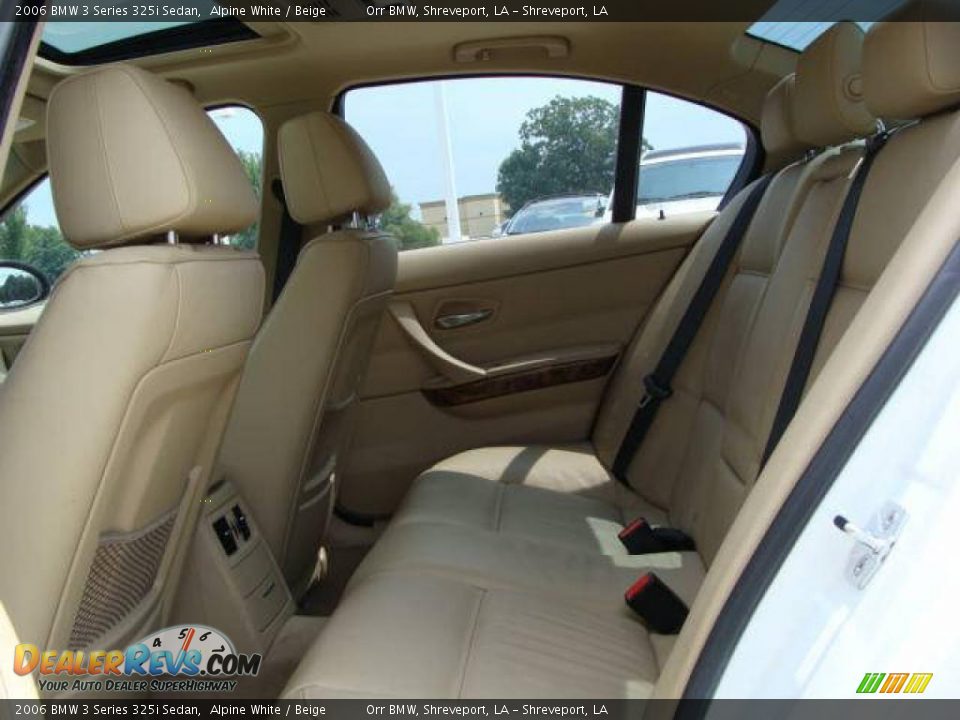 2006 BMW 3 Series 325i Sedan Alpine White / Beige Photo #6