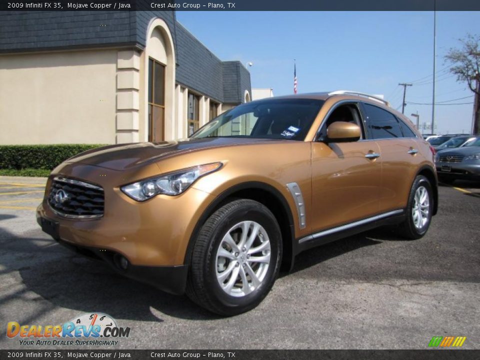 2009 Infiniti FX 35 Mojave Copper / Java Photo #3