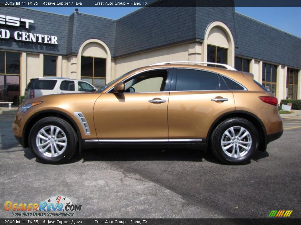 2009 Infiniti FX 35 Mojave Copper / Java Photo #4