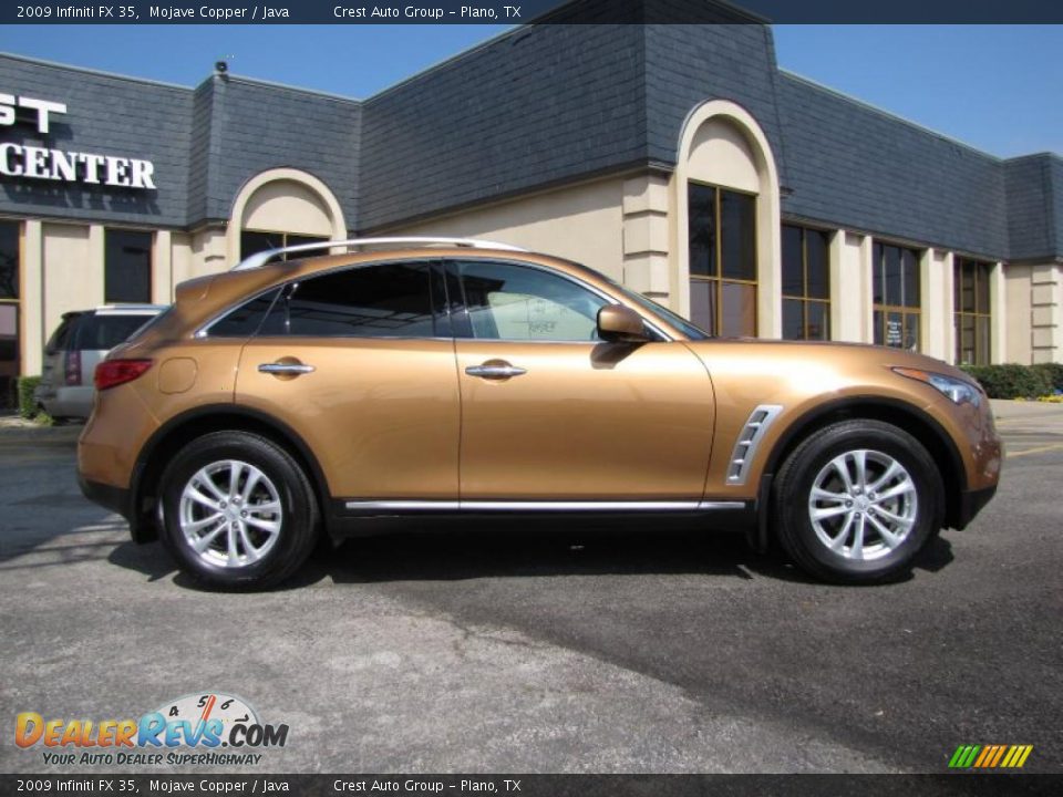 2009 Infiniti FX 35 Mojave Copper / Java Photo #7