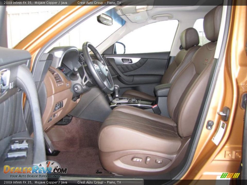 2009 Infiniti FX 35 Mojave Copper / Java Photo #8