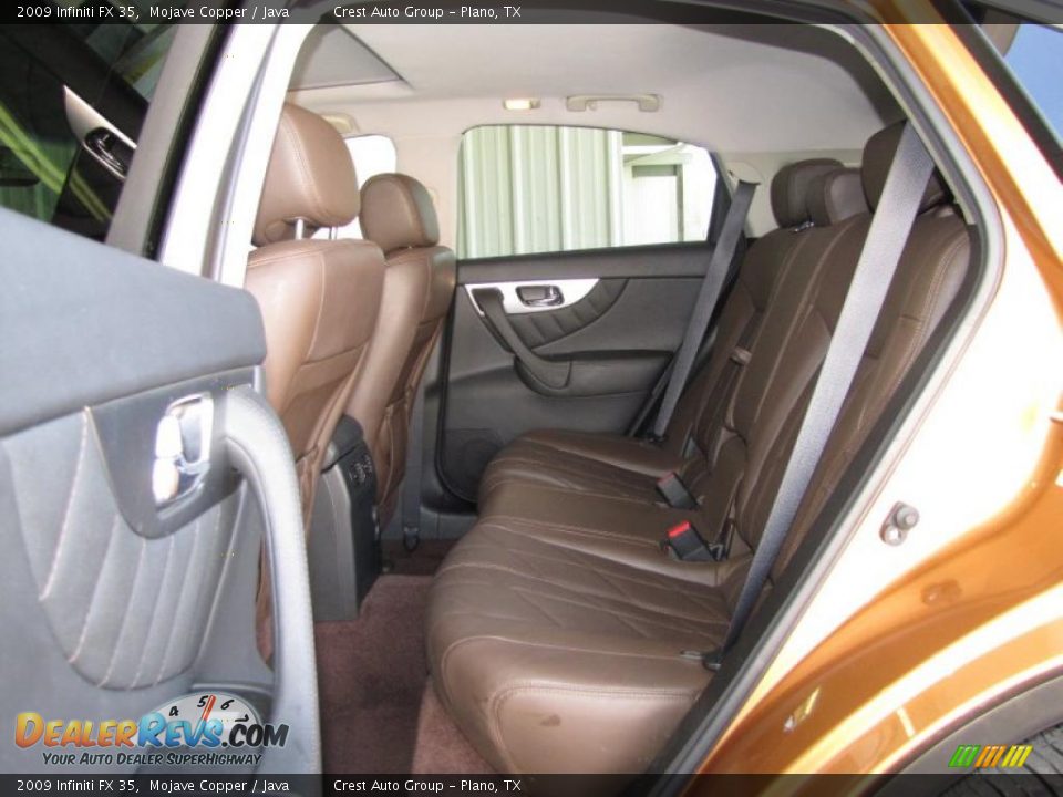 2009 Infiniti FX 35 Mojave Copper / Java Photo #9