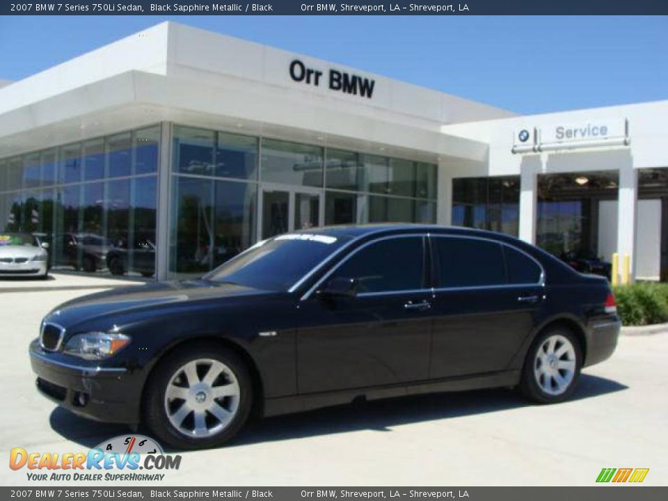 2007 BMW 7 Series 750Li Sedan Black Sapphire Metallic / Black Photo #1