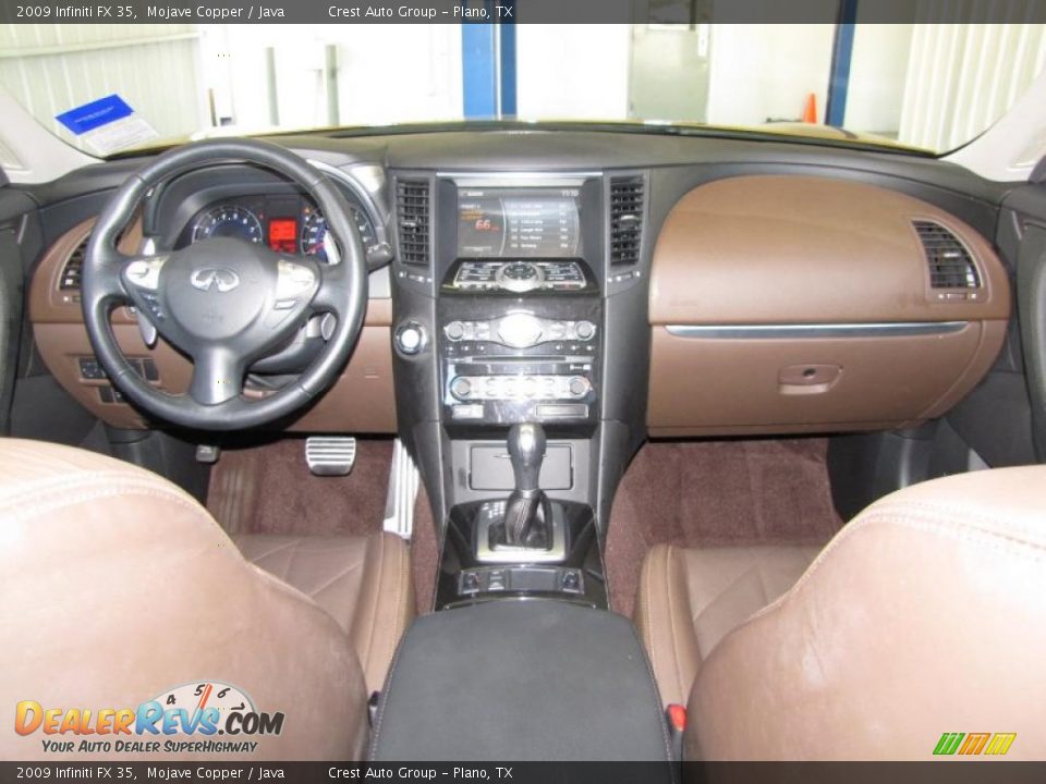 2009 Infiniti FX 35 Mojave Copper / Java Photo #11