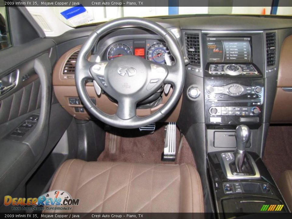 2009 Infiniti FX 35 Mojave Copper / Java Photo #12